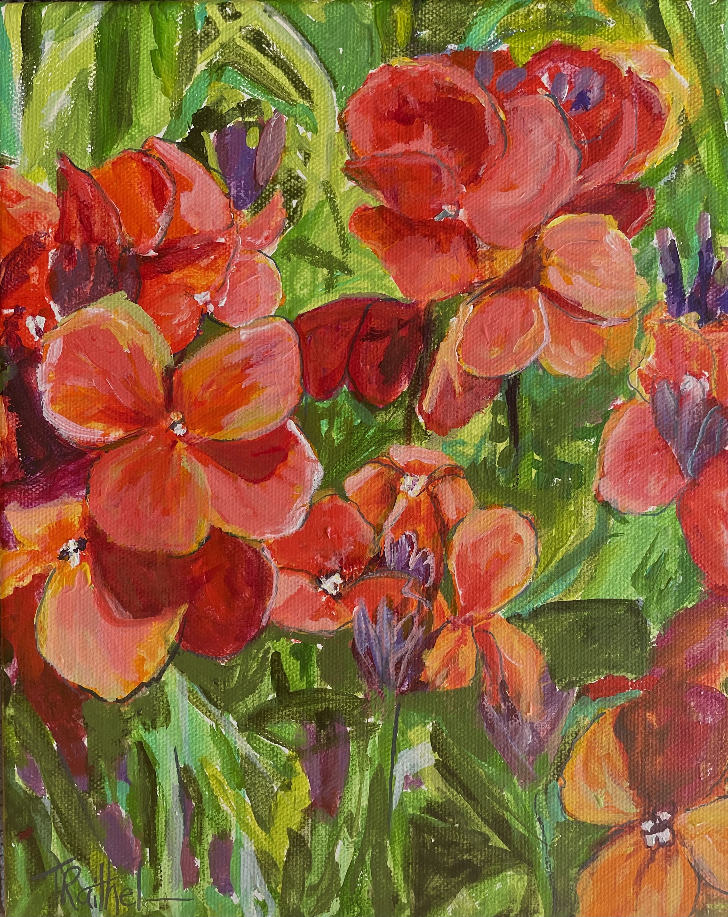 Giverny Wallflowers